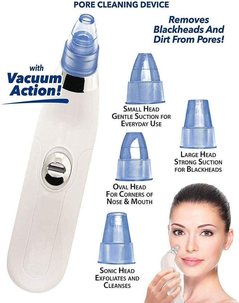 Derma Suction Vacuum Blackhead and Facial Cleaning Device,