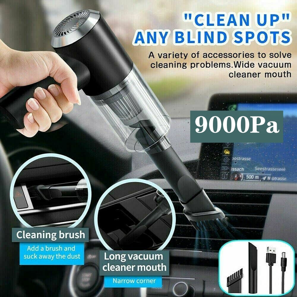 Portable Wireless Car & Home Vacuum Cleaner