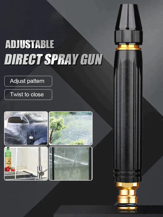 Powerful Water Gun Hose Metal Nozzle