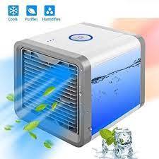 Portable Mini Desktop Air Conditioner USB Small Fan Cooling Humidifier Aromatherapy Air Cooler with Ice Water Tank