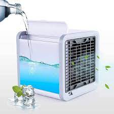 Portable Mini Desktop Air Conditioner USB Small Fan Cooling Humidifier Aromatherapy Air Cooler with Ice Water Tank