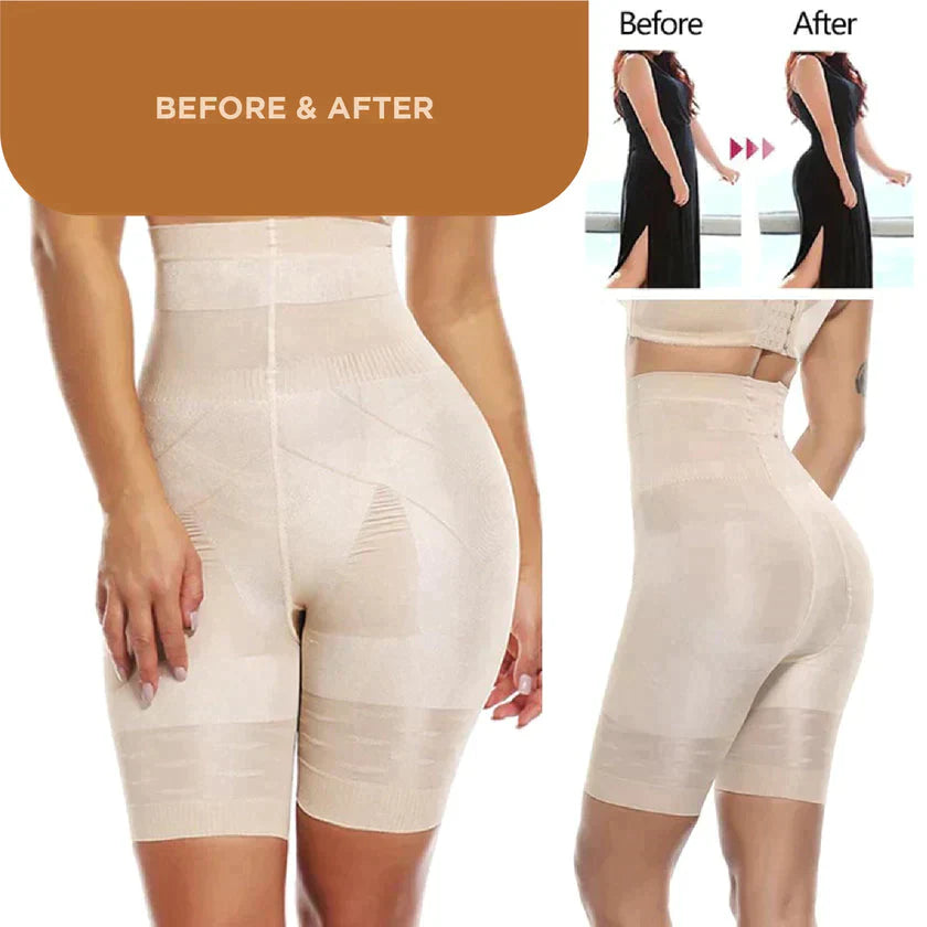 Seamless High Waist Slimming Lower Body Shaper (Skin Color)